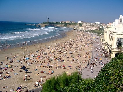 La Grande Plage in Biarritz