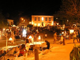 Night at Morro de Sao Paulo Bahia - Brazilian Beach