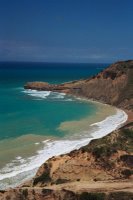 Muddy waters of Playa Monte Cristi Beach, Montecristi - Dominican Republic