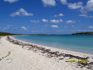 Calm seas at Bahia de la Chiva, Isla Vieques, Puerto Rico