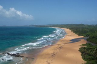 From the air, Luquillo Beach, Puerto Rico