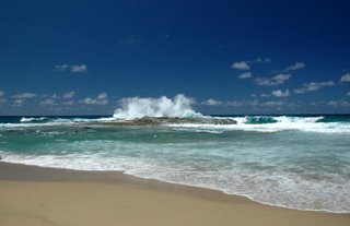 Beach scene at Montones, Isabela, Puerto Rico