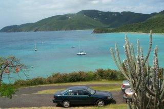 Looking down at Brewer's Bay Beach - St. Thomas USVI