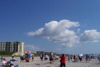 Shuttle Launch at Cocoa Beach, Florida
