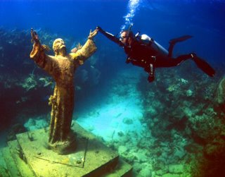Christ of the Abyss Statue at John Pennekamp Coral Reef State Park