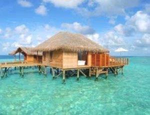 Overwater bungalow Maldives