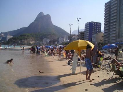 leblon beach, a few blocks from my apartment