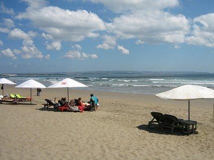 Beach opposite Pelangi hotel Bali