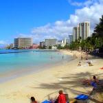 Kahanamoku Beach in Waikiki, Oahu, Hawaii Kahanamoku Beach in Waikiki, Oahu, Hawaii