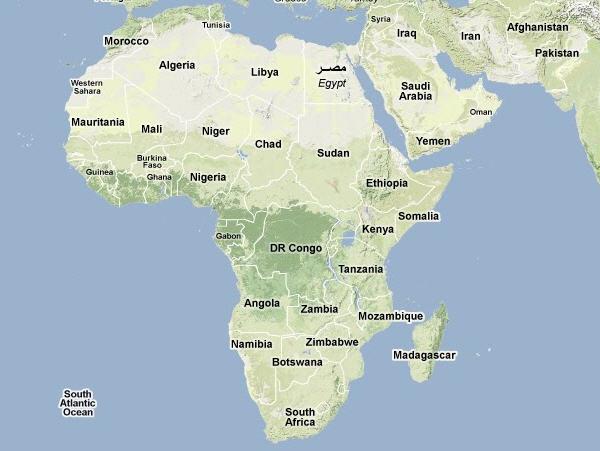 Map of Africa Map of Africa