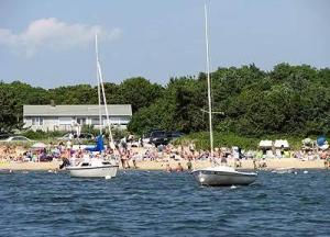 Boats at Kalmus Beach, Hyannis