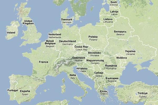 Map of Europe