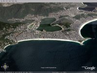 Ipanema Beach by Satellite
