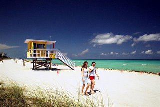 Life Guards as South Beach Miami Florida