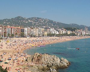Lloret de Mar, the largest resort in the Costa... Lloret de Mar, the largest resort in the Costa...