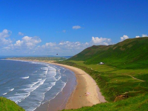 Rhossili Bay Beach Wales Rhossili Bay Beach Wales