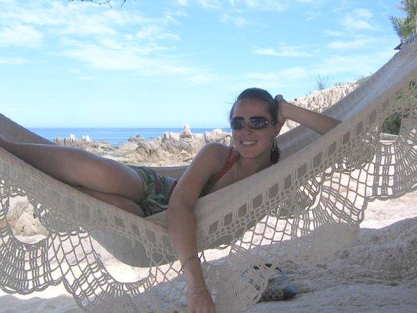 Swinging in a hammock on the beach at Bahia Palmilla - Cabo San Lucas Bahia Palmilla - Cabo San Lucas