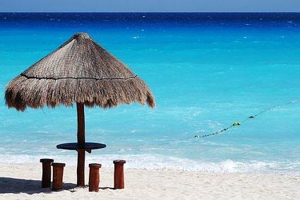 Beach Hut, Cancun, Mexico