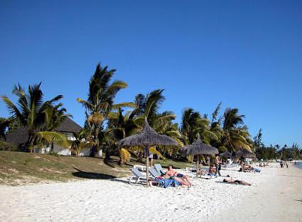 Beach at Trou aux Biches