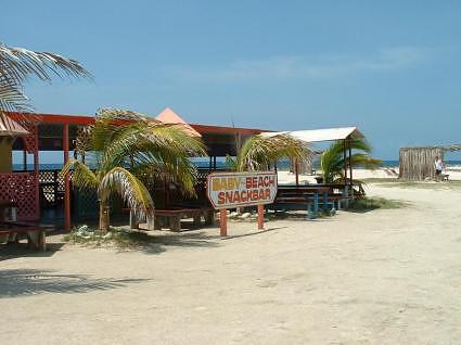 Baby Beach a windy day, always windy in Aruba from constant trade winds